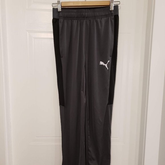 PUMA Men's Grey & Black Sweat Pants, Size Small - Picture 1 of 4
